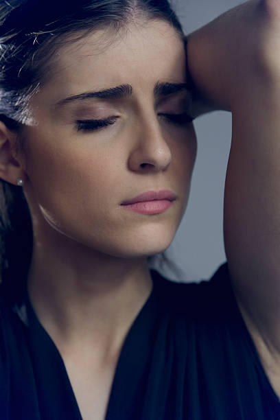 istock Beautiful woman feeling sad and lonely after breakup 520409646