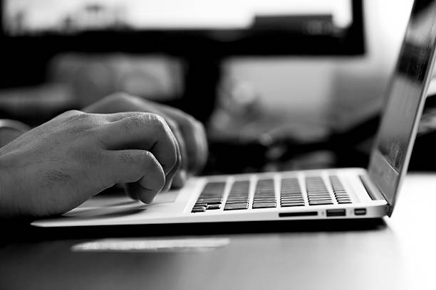 istock Businessman working on a laptop 520409881