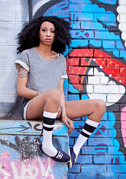 istock Young Stylish Woman Posing 520411439