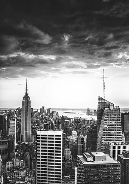 istock The Empire State building and manhattan panorama in NYC 520411611