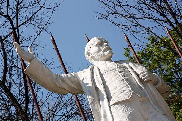 Statue of Lenin closeup