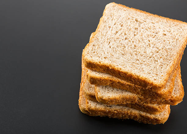 istock Heap of toasted bread slices 520412091