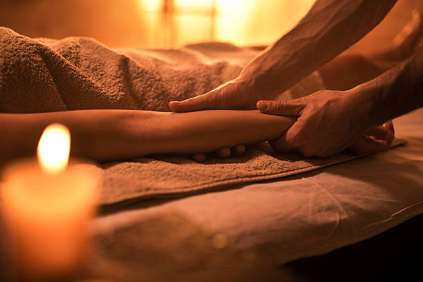 istock Close-up of arm massage at the spa. 520415110