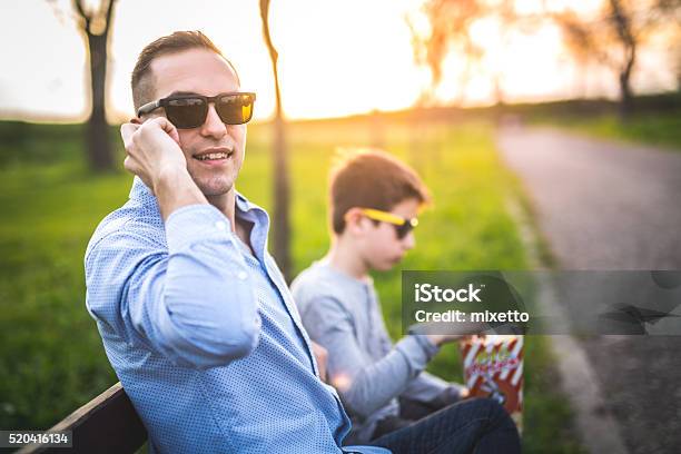 Business Father Stock Photo - Download Image Now - Father, Child, Outdoors