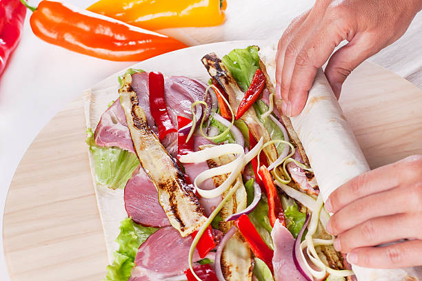 Healthy Salad Tortilla wraps