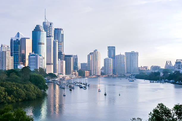 istock Modern city in the morning 520423318