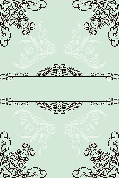 викторианский nice» - tendril fabolous curve pattern stock illustrations