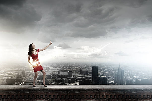 istock Woman in red 520443723