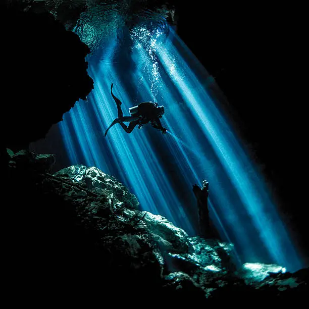 Photo of Rays of light uderwater