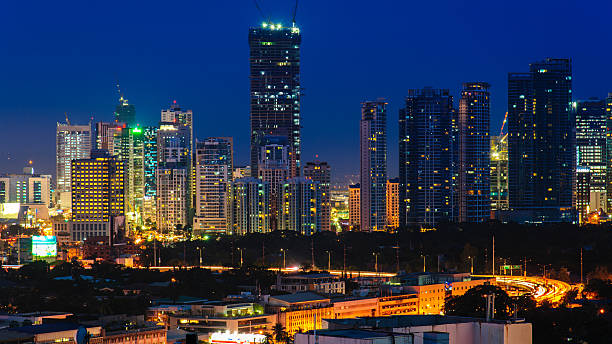 istock Cityscape of manila at night 520466569