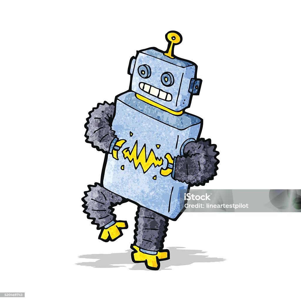 Cartoon Dancing Robot Stock Illustration - Download Image Now - Bizarre,  Clip Art, Cultures - iStock