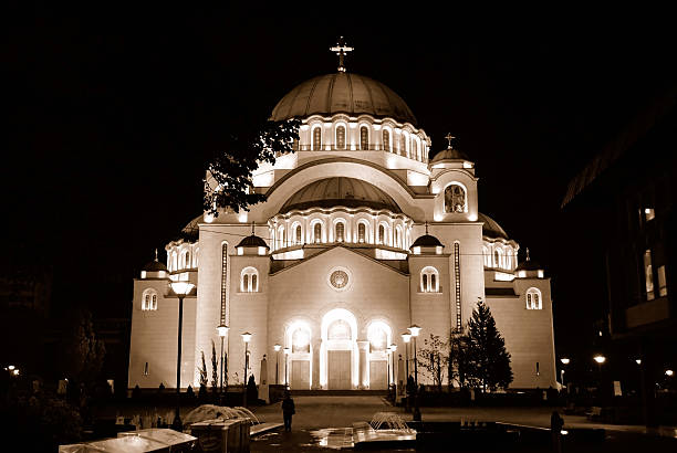 istock Saint Sava cathedral in Belgrade 520470909