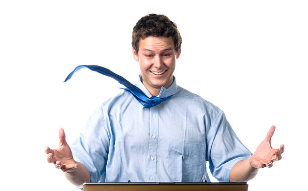 istock Very happy business manager 520472987
