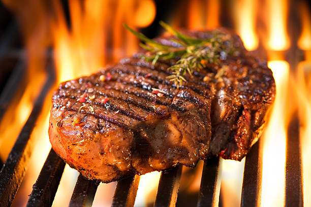 istock Beef steak on the grill 520491546