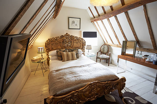 istock Interior Of Beautiful Contemporary Bedroom 520494086