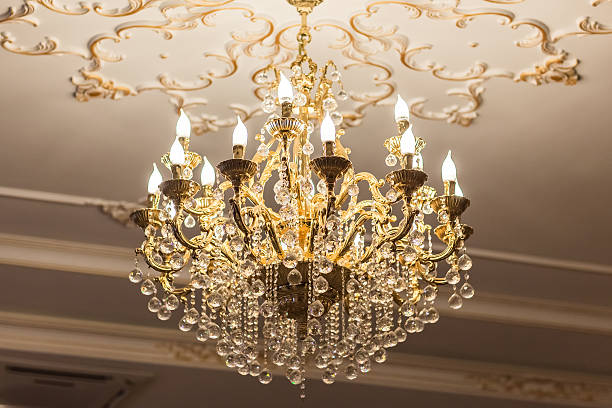istock beautiful crystal chandelier in a room 520495852