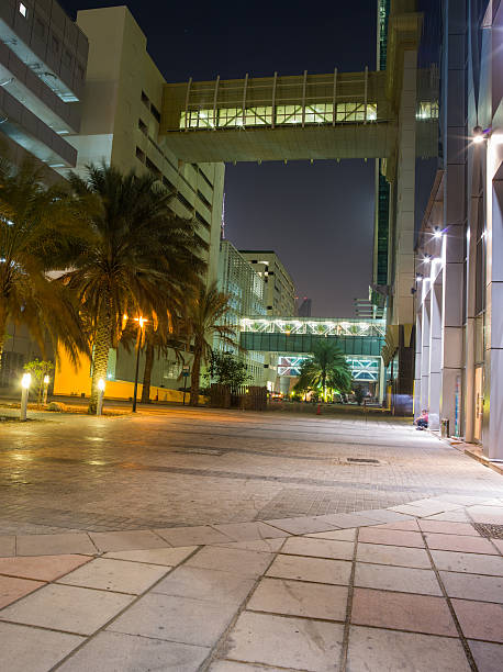 istock Dubai city at night time. UAE. Dubai Marina 520496772