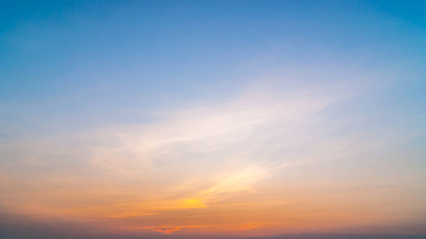 istock twilight sky with colorful sunset and clouds 520497146