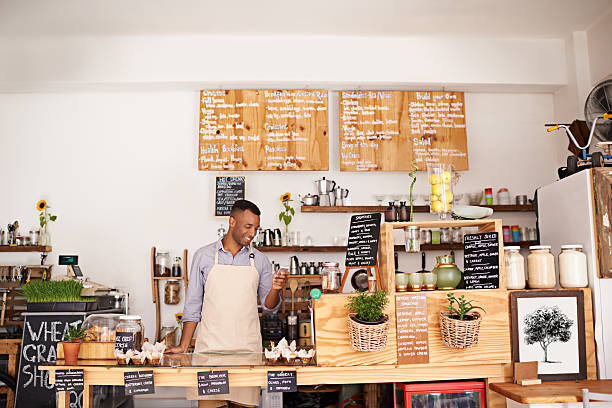 istock The confirmation text for his coffee bean delivery came through 520497912