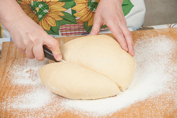 istock Ball of pizza dough 520499916