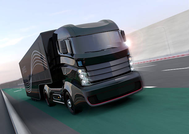 istock Hybrid truck on highway 520500476