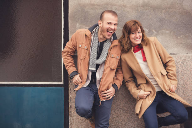 istock Couple enjoying outdoors in a urban surroundings. 520501604