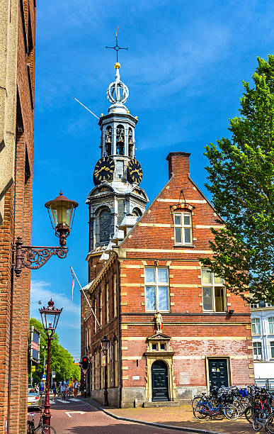 View of Munttoren tower in Amsterdam