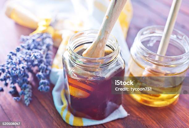Honey Stock Photo - Download Image Now - Flower, Food, Glass - Material