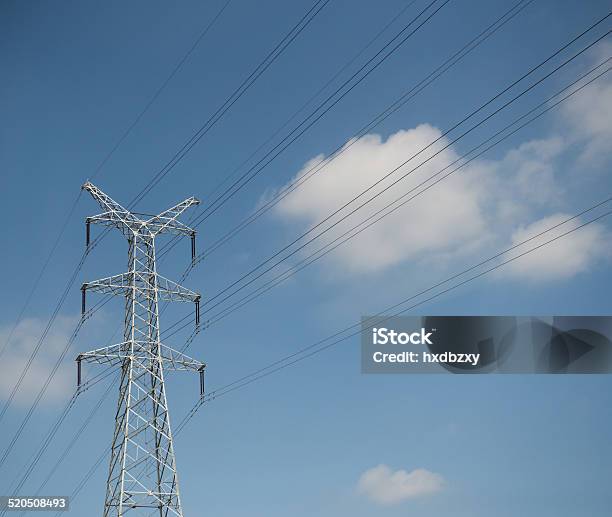 Power Lines Stock Photo - Download Image Now - Cable, Electricity, Electricity Pylon