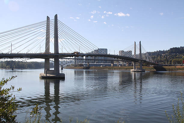 istock Portland Oregon Newest Bridge Over The Willamette 520509533