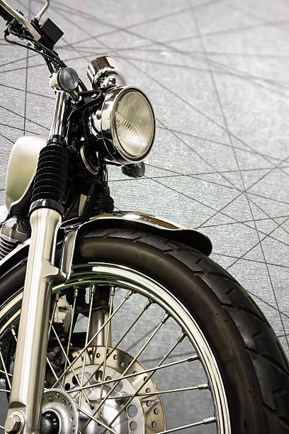 istock vintage Motorcycle abstract line background and clippingpath 520512373
