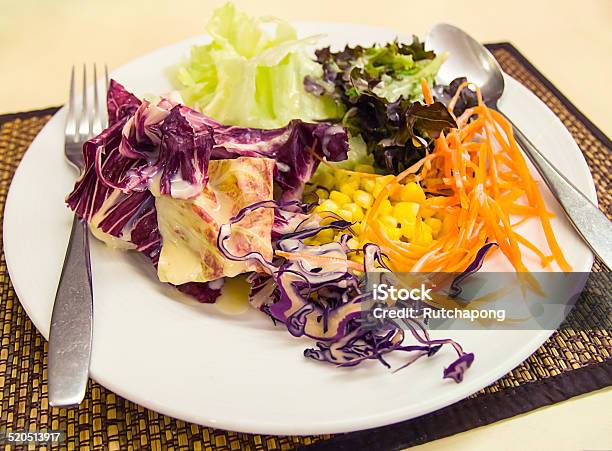 Fresh Mixed Vegetables Salad Stock Photo - Download Image Now - Antioxidant, Arugula, Bright