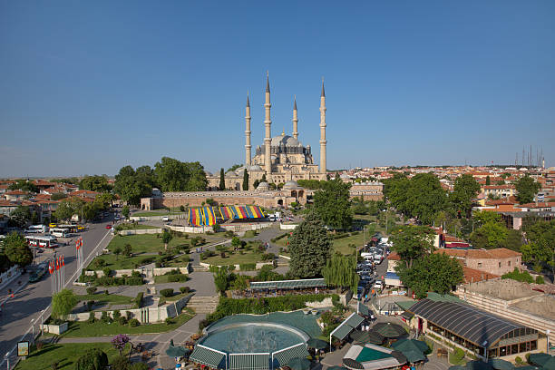 mezquita selimiye - architect sinan fotografías e imágenes de stock