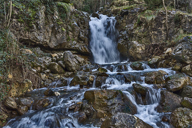 istock beautiful waterfall in the mountains in Navarra 520537735