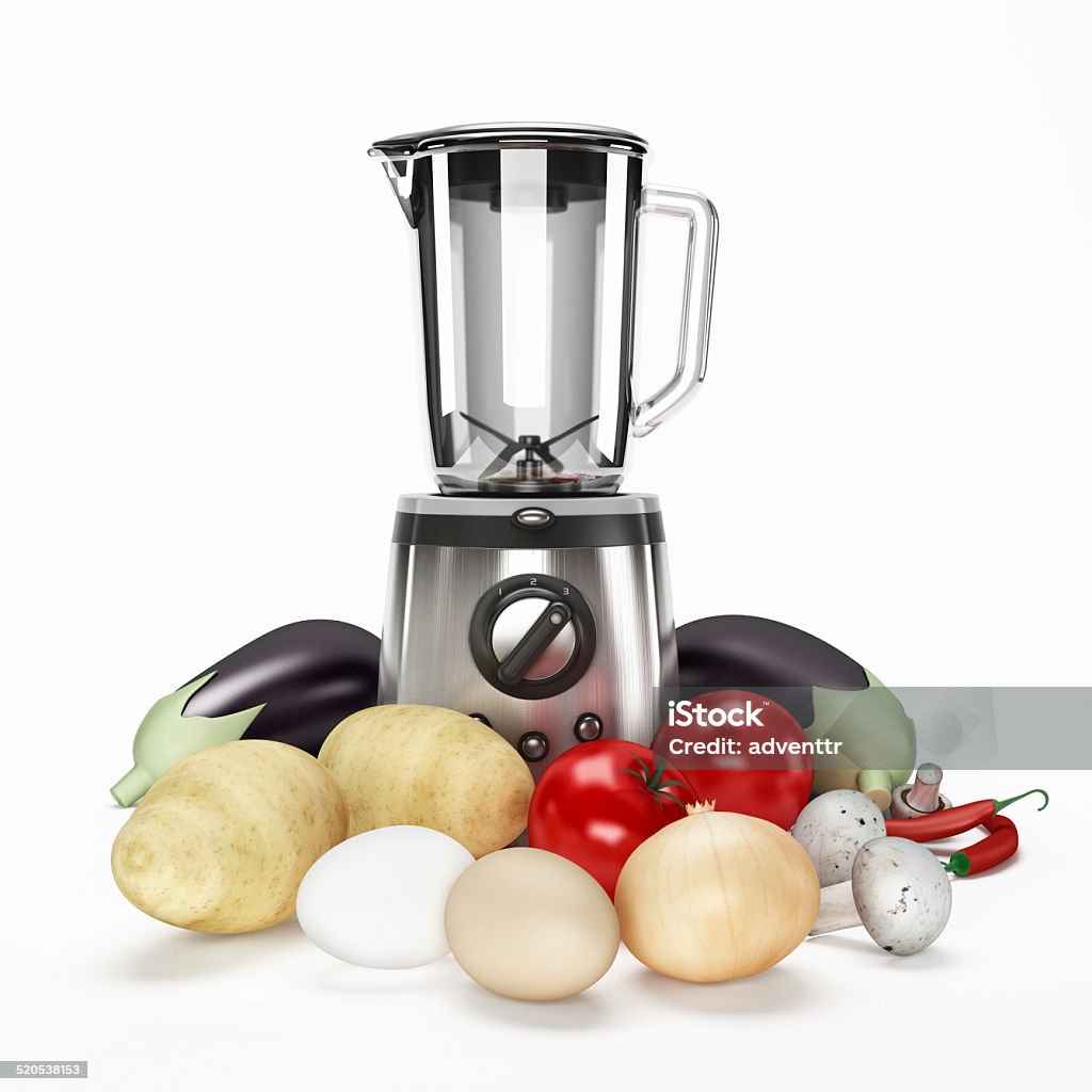 Mixer Mixer isolated on white. Generic design. Blender Stock Photo