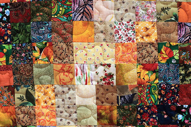 istock Details of homemade patchwork 520540365