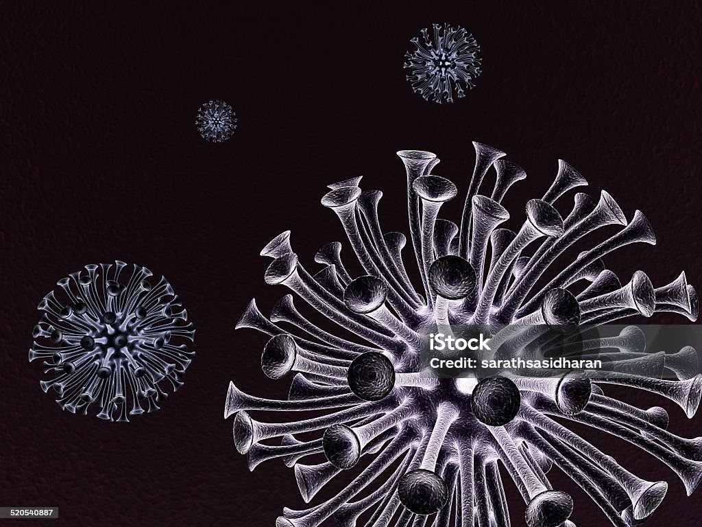 h1n1 virus Biology Stock Photo