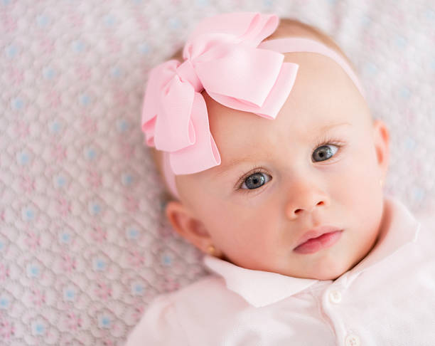 istock Beautiful baby girl 520542081
