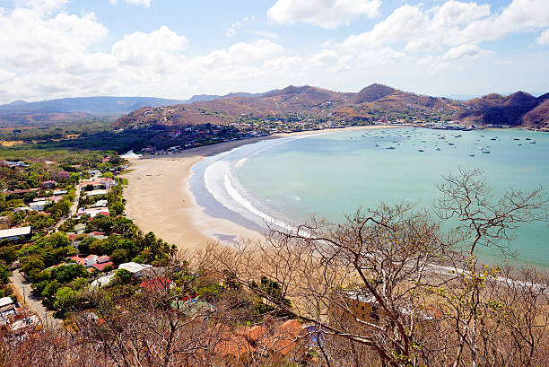 San Juan Del sur is a resort on the ocean coast in Nicaragua with beautiful beaches.