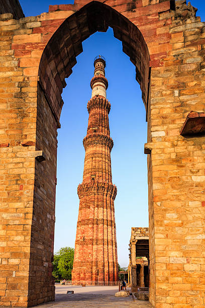 delhi qutub minar - qutub zdjęcia i obrazy z banku zdjęć