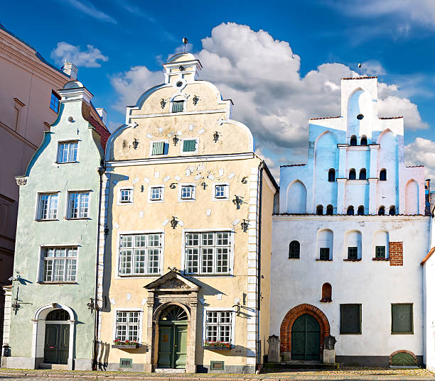 istock Medieval buildings in Riga, Latvia 520548312