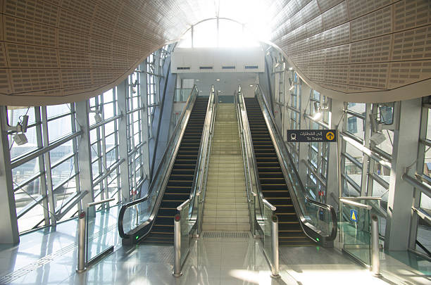 istock Dubai Metro station, Modern Interior Design, 520549914