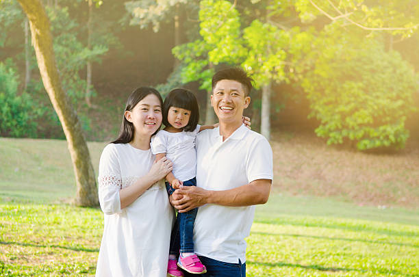 istock Beautiful asian family 520551308