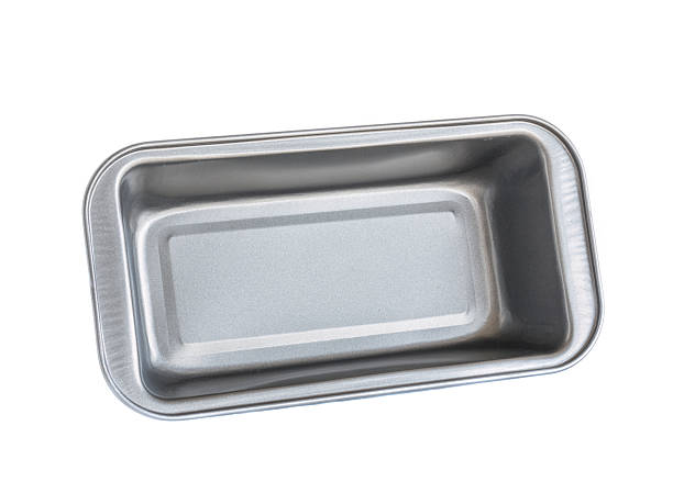 istock material baking loaf pan non-stick coating. isolated on white. 520551530