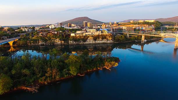 istock Aerial Sunrise Over Chattanooga Tennessee 520552846