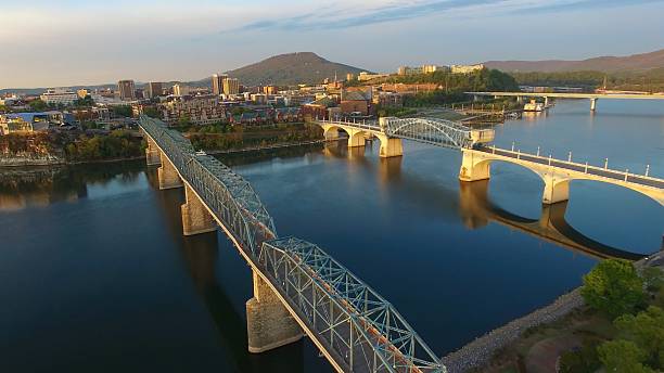 istock Aerial Sunrise Over Chattanooga Tennessee 520552950