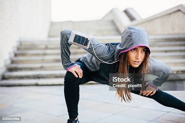 Sport In The City Stock Photo - Download Image Now - Stretching, City, Outdoors