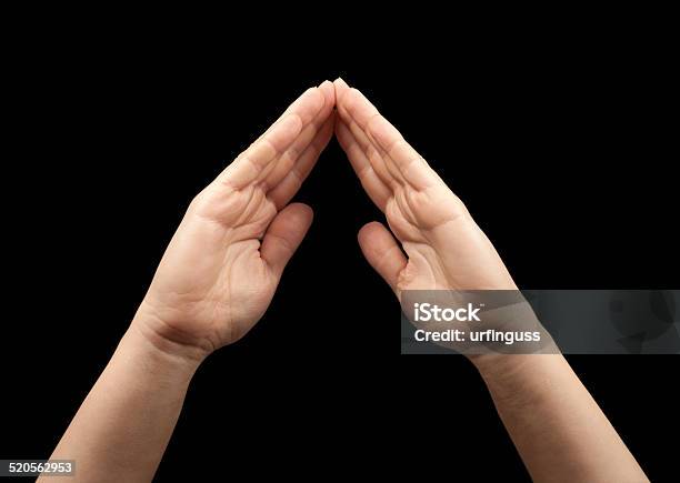 Two Human Hands Stock Photo - Download Image Now - Applauding, Side View, Women