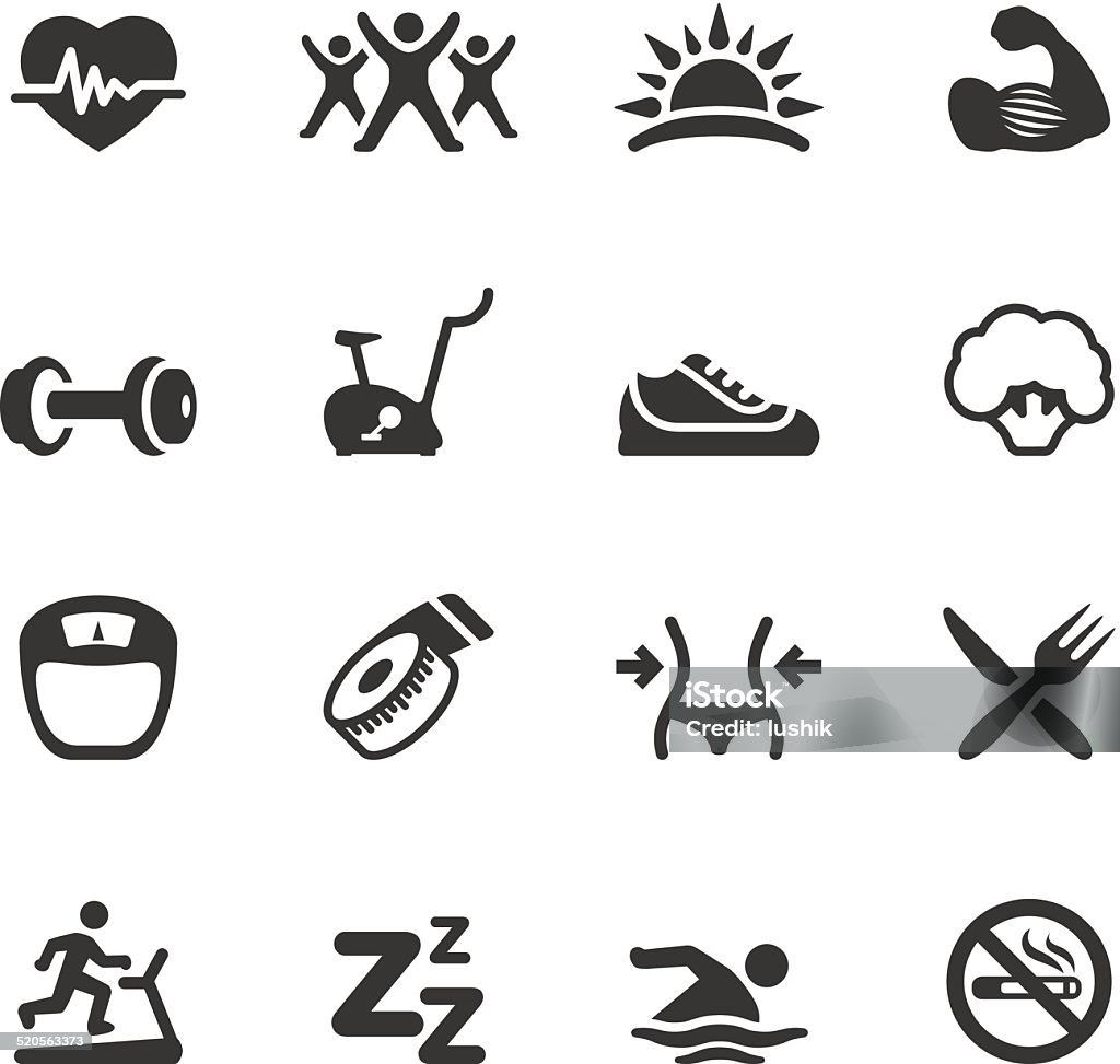 Soulico icons - Activity and Sport Soulico collection - Activity and Sport icons. Gym stock vector