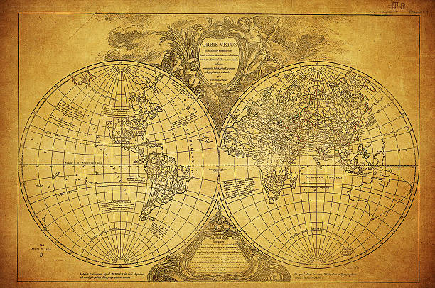 istock vintage map of the world 1752 520565949